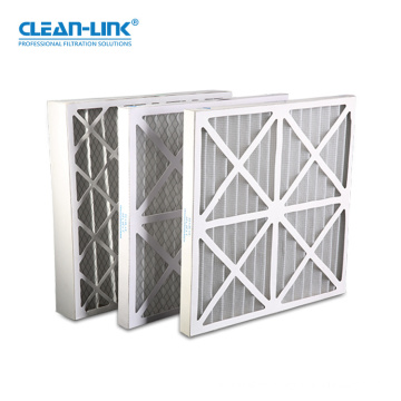 Clean-Link Customized Size Merv8 Waterproof Air Pre Filter Nonwoven Cotton/Synthetic Fiber Media